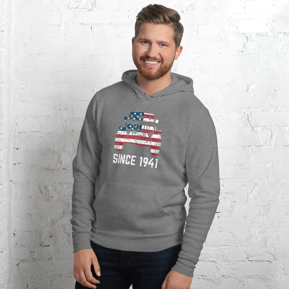 USA Jeep Since 1941 Jeep Hoodie – Seven Slot Life